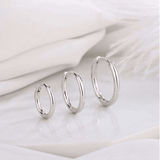 Επάργυρα σκουλαρίκια 3 τεμ