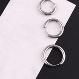 Επάργυρα σκουλαρίκια 3 τεμ