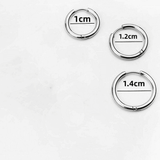 Επάργυρα σκουλαρίκια 3 τεμ