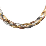 Κολιέ πλεγμένο σε τρεις τόνους