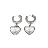 Σκουλαρίκια Καρδιά Χειρουργικό Ατσάλι — 2 χρώματα