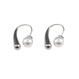 Ασημένιες πέρλες με εκκεντρικό σχέδιο