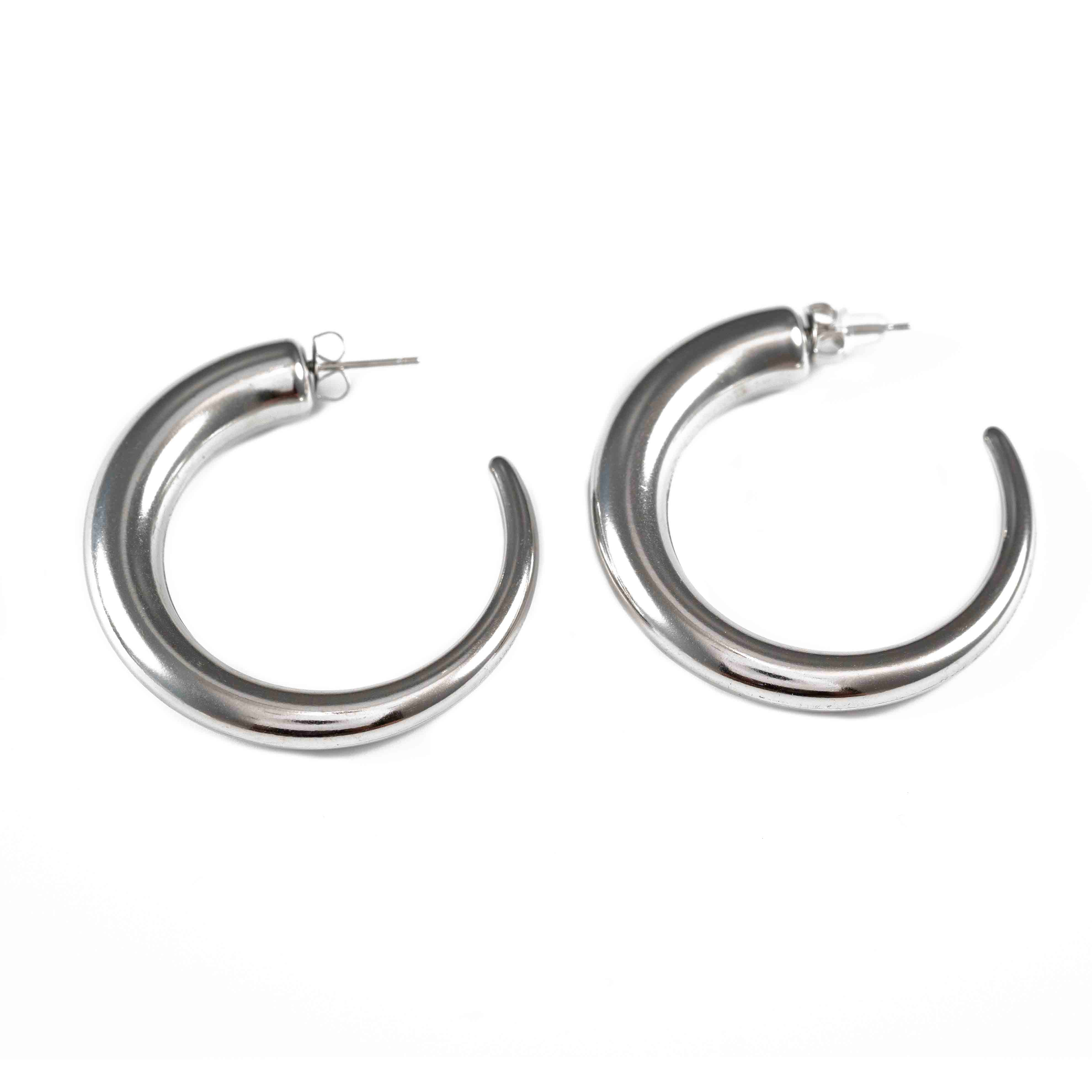 Обеци Класически Халки в 2 Цвята