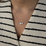 Двойно Колие Сърце със Седеф