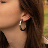 Обеци Класически Халки в 2 Цвята