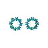 Обеци Цвете 4 цвята