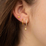 Сет от 4 Сребърни Обеци Блясък S925 с 18К Златно Покритие