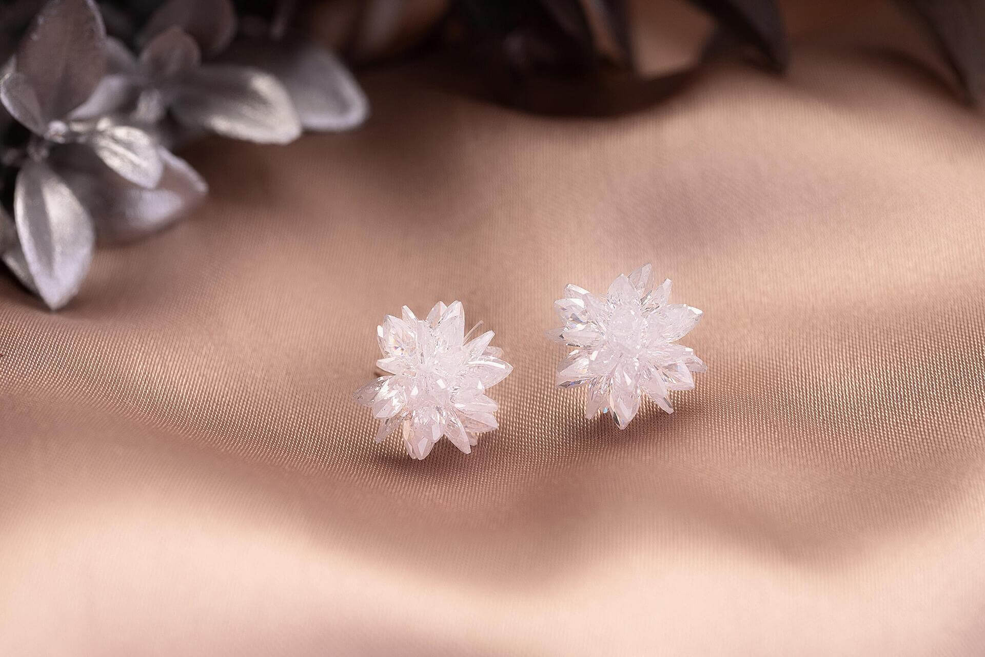 Обеци цвете - 4 цвята