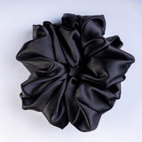 Голямо сатенено скрънчи-black