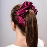 Μεγάλο σατέν scrunchie – Κόκκινο
