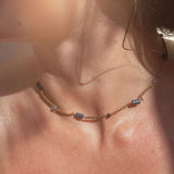 Колие Wave с Мъниста с 18к Златно Покритие