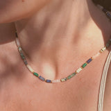 Колие Wave с Мъниста с 18к Златно Покритие