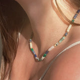 Колие Wave с Мъниста с 18к Златно Покритие