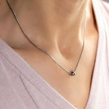 Κολιέ ασημένιο με μπαλάκι