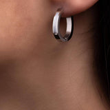 Сребристи обеци седеф