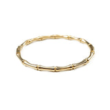 Стилна гривна Elency с 18к златно покритие, изработена от медицинска стомана, идеален аксесоар за жени.