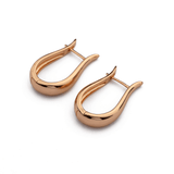 Σκουλαρίκια Alyssa Ροζ Χρυσό