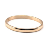 Овална гривна в розово злато