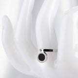 Пръстен с римски числа сребрист