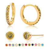 Сребърни обеци 4бр. S925 Silver