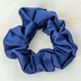 Scrunchie για τα μαλλιά (μικρό) χρώμα Sapphire