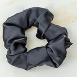 Scrunchie για τα μαλλιά (μικρό) χρώμα Μαύρο