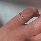 Ασημένιο δαχτυλίδι Opal 18K με επιχρύσωση
