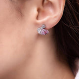 Ασημένια κύκνος με ροζ αποχρώσεις