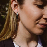 Ασημί σκουλαρίκια Best-Seller Design