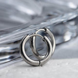 Σκουλαρίκια κρίκοι Ασημί