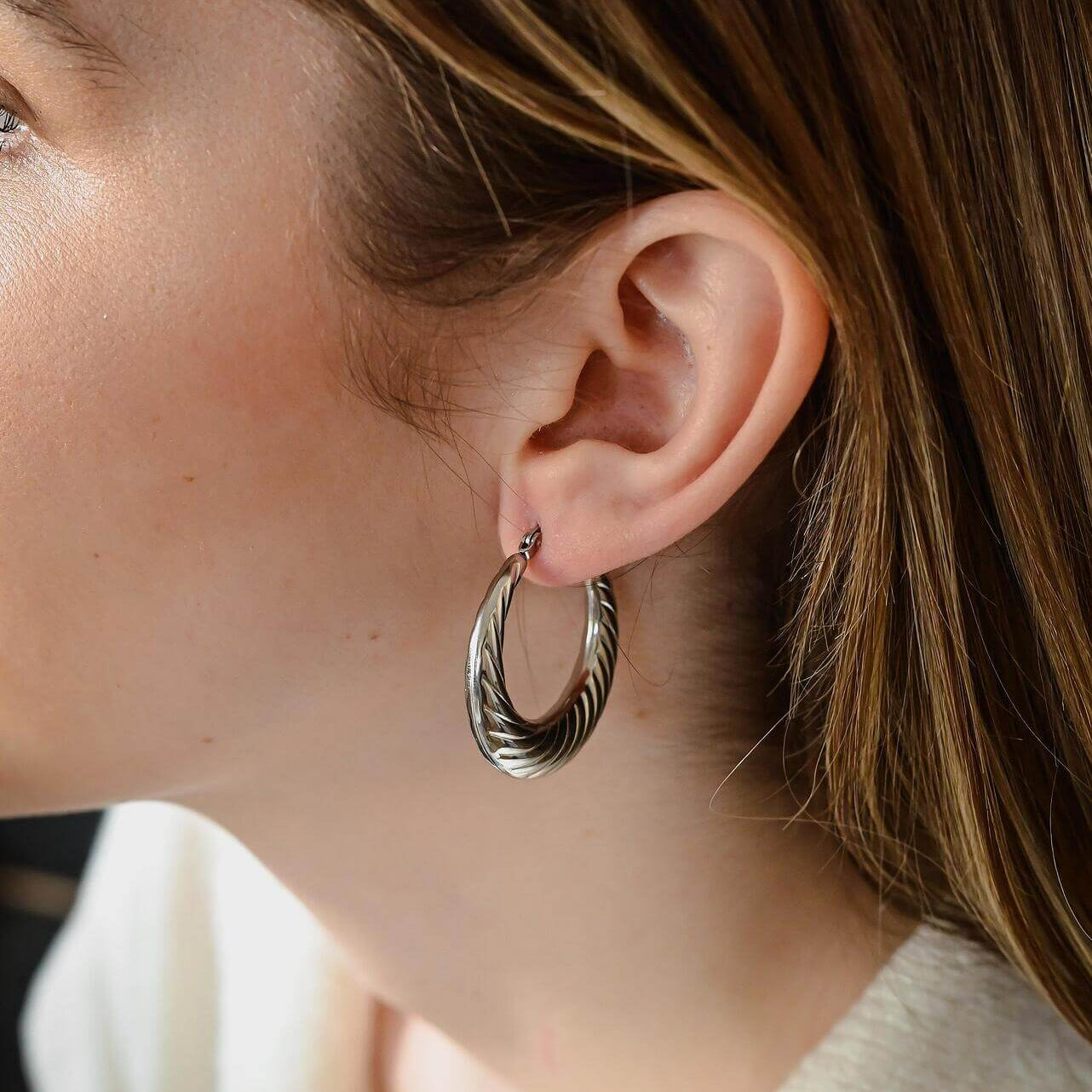 Σκουλαρίκια Κρουασάν 2025 - 2 χρώματα