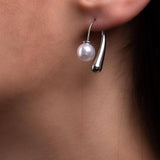 Ασημένιες πέρλες με εκκεντρικό σχέδιο