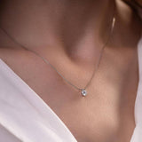 Ασημένιο Κολιέ με Κρύσταλλο S925