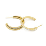 Златисти халки Gold Bliss с 18к златно покритие