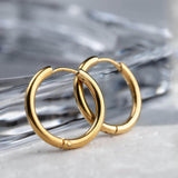 Златисти обеци халки