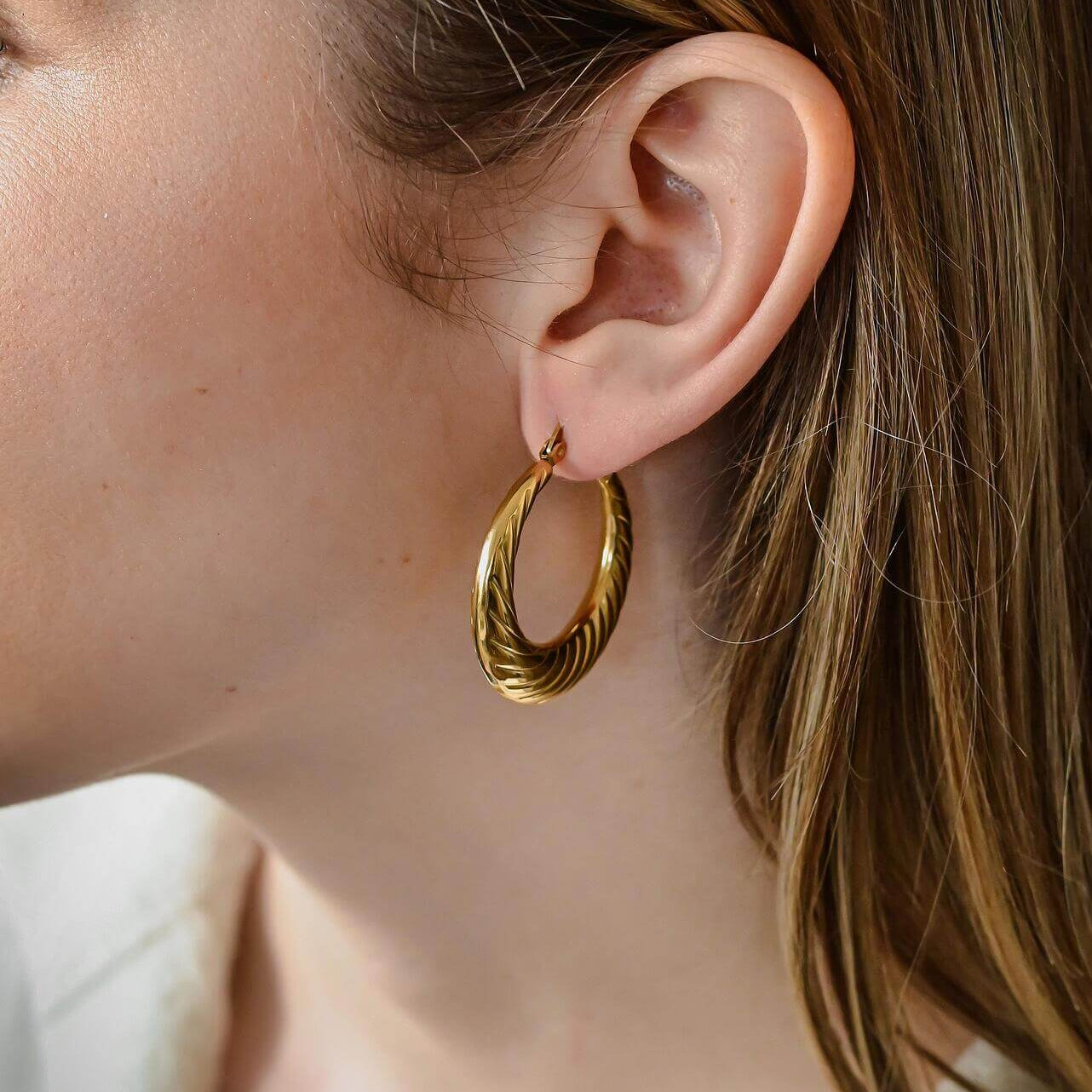 Σκουλαρίκια Κρουασάν 2025 - 2 χρώματα