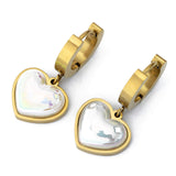 Σκουλαρίκια Καρδιά Χειρουργικό Ατσάλι — 2 χρώματα